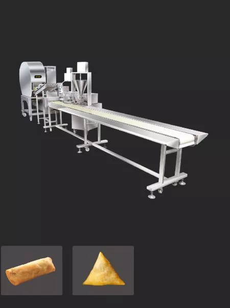 Semi-Automatic Spring Roll and Samosa Production Line